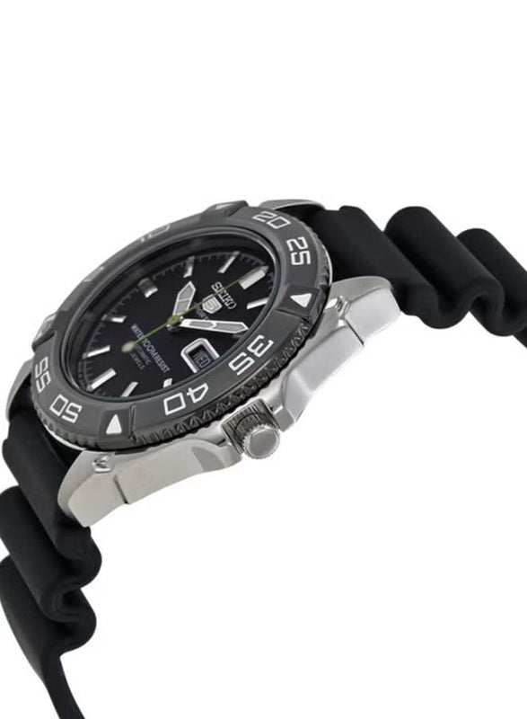 Seiko Analog Watch for Men with Silicone Band