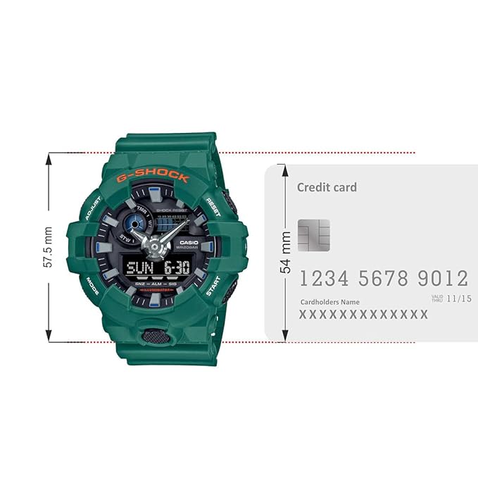 Casio G-Shock Analog-Digital Black Dial Men 0GA-70SC-3ADR (G1300)