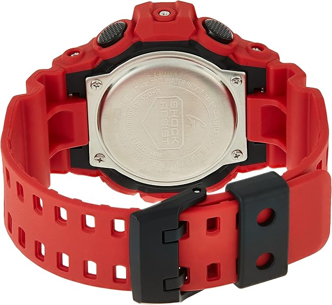 Casio G-shock Ana Digi Red Men's Watch, 200 Meter Water Resistant with Day and Date GA-700-4A