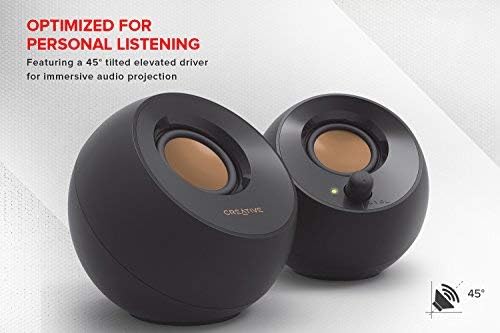 Creative Pebble 2.0 USB-Powered Desktop Speakers