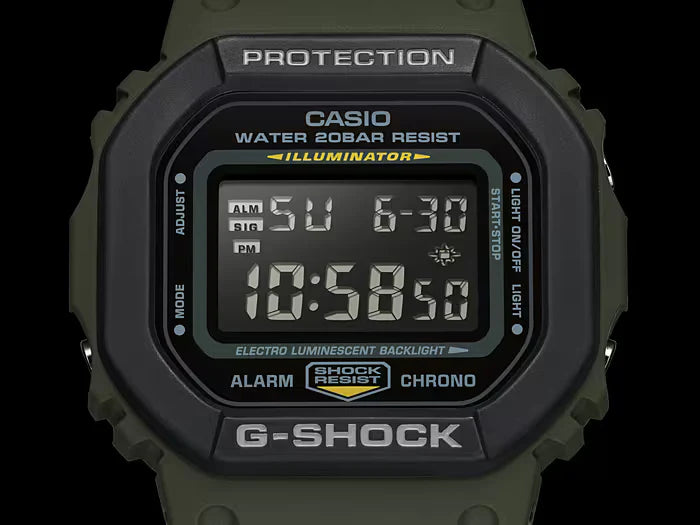 G-Shock Digital Watch DW-5610SU-3DR - 48 mm - Green