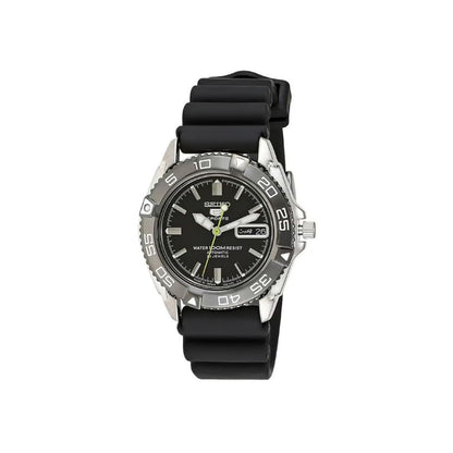 Seiko Analog Watch for Men with Silicone Band